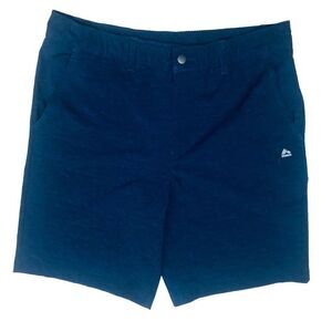 RBX X-Dri Golf Classic Fit Flat Front Elastic Waistband  Zip Shorts Sz 34